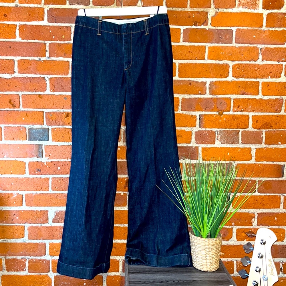 GAP Jeans Wide Leg Dark Wash, Size 4
